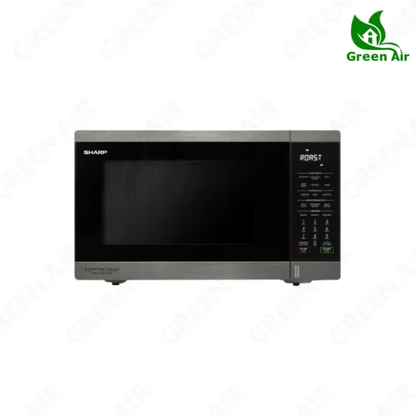 Sharp Inverter Grill & Convection Microwave Oven R-890E (BS) | 32 Liter - Black Stainless Steel