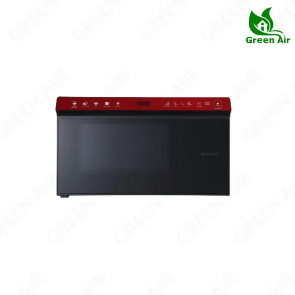 Sharp Top Control Solo Microwave Oven - R-2235H(R) | 24 Liters - Top Red & Black