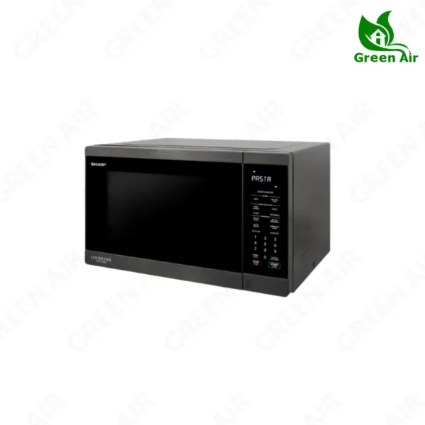 Sharp Solo Inverter Microwave Oven R-395E (BS) | 34 Liter - Black Stainless Steel