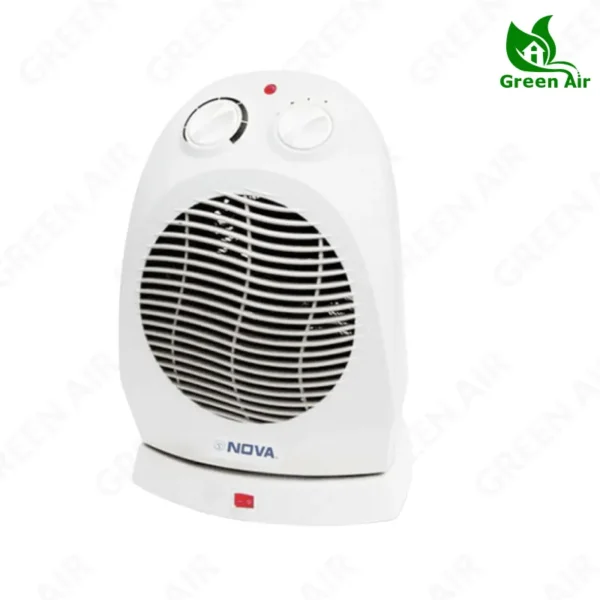 Nova Fan System Moving Electric Room Heater (NH-1204A White)