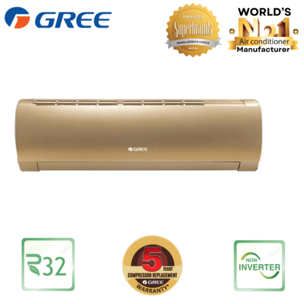 Gree GS-18XFA32 Fairy Split Type Air Conditioner (1.5 TON)-Golden